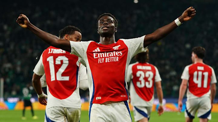 Bukayo Saka is once again at the forefront of Arsenal's title tilt