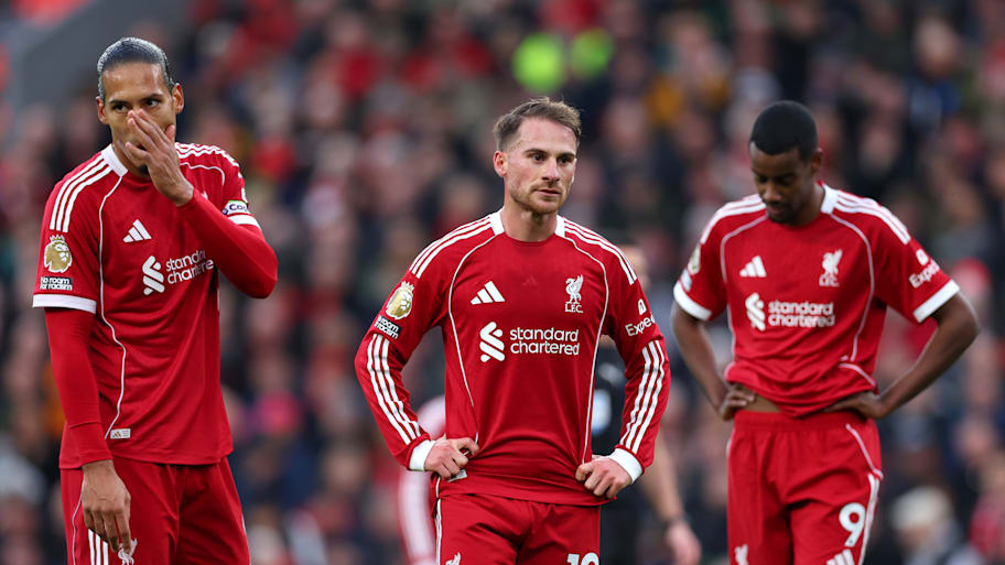 Liverpool's Van Dijk, Mac Allister, Isa