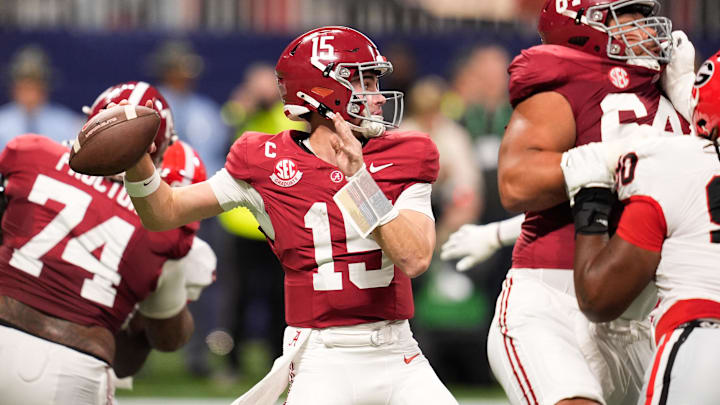 Alabama was blown out against Georgia in the SEC championship game.