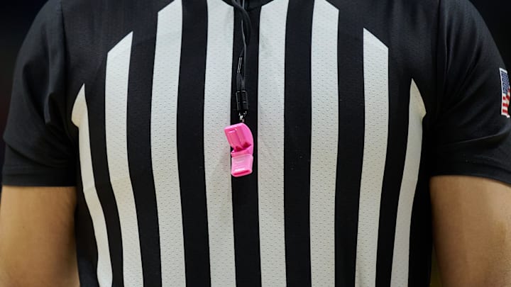 A referee in North Carolina ordered a section of fans and cheerleaders ejected from a high school basketball game, leading to a forfeit. A referee in North Carolina ordered a section of fans and cheerleaders ejected from a high school basketball game, leading to a forfeit.