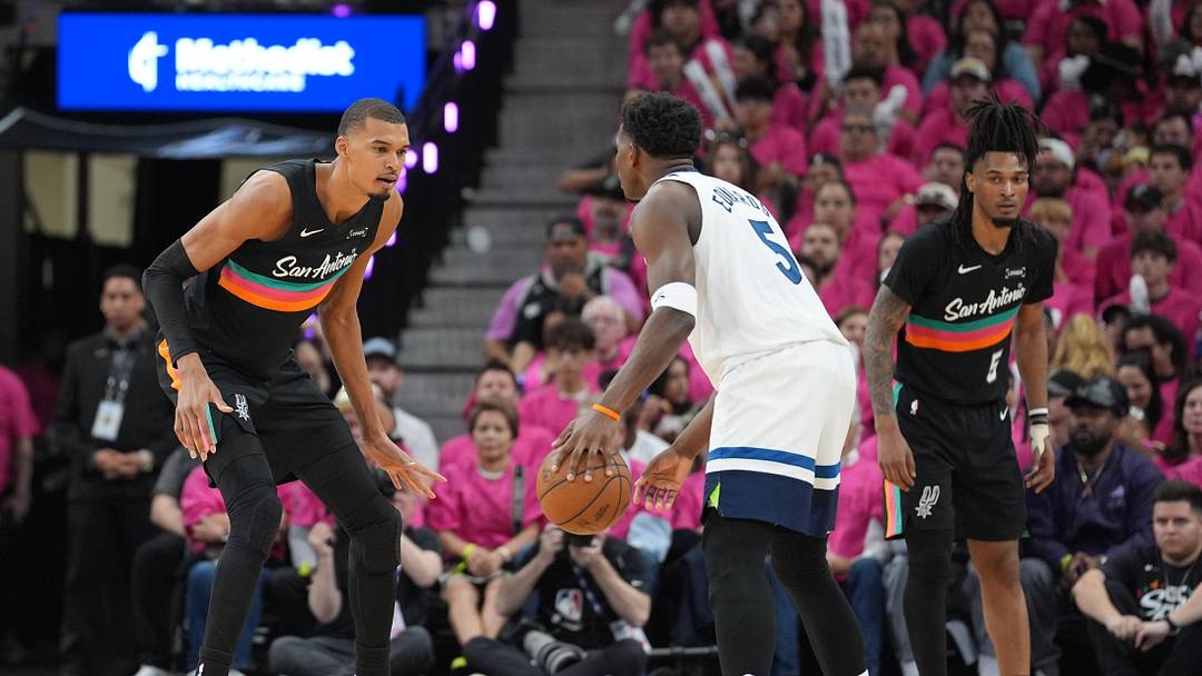 Anthony Edwards and Victor Wembanyama are among the most exciting players left alive in these NBA playoffs. 