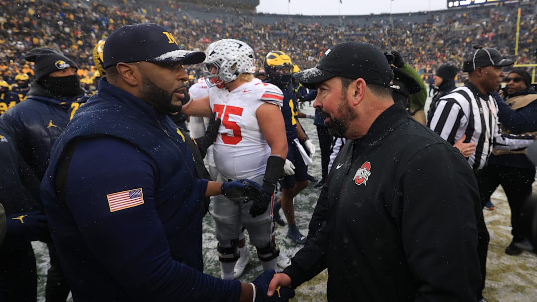 Ryan Day, Sherrone Moore, Ohio State Buckeyes, Michigan Wolverines