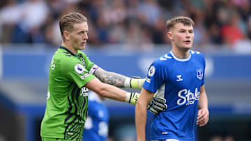 Jordan Pickford et Nathan Patteron ont notamment permis à Everton d'obtenir le point du nul face à Liverpool. 
