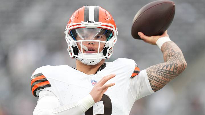Cleveland Browns quarterback Dillon Gabriel