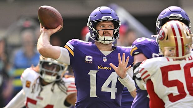 Minnesota Vikings quarterback Sam Darnol