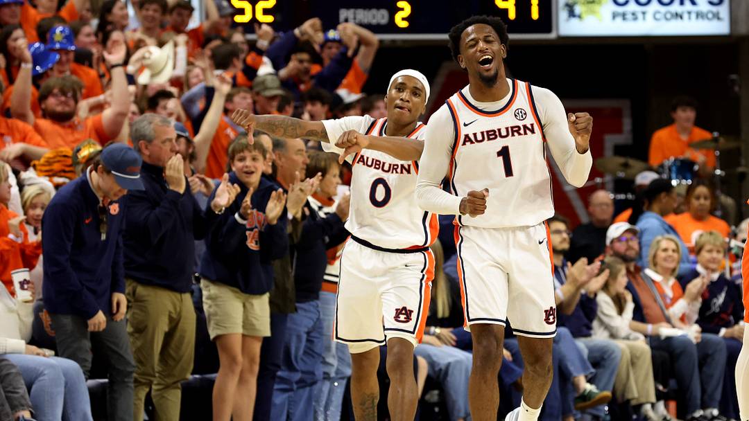 Auburn Tigers guards Tahaad Pettiford (0) and Kevin Overton (1) will be critical to the program's success in the 2026-26 season. Auburn Tigers guards Tahaad Pettiford (0) and Kevin Overton (1) will be critical to the program's success in the 2026-26 season.