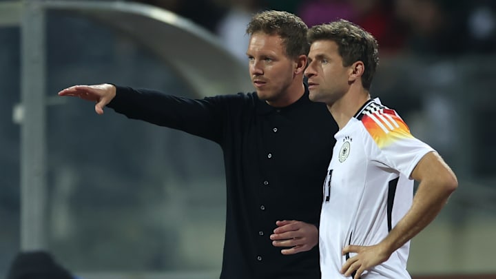 Julian Nagelsmann und Thomas Müller werden bei der WM 2026 wohl kein Duo bilden Julian Nagelsmann und Thomas Müller werden bei der WM 2026 wohl kein Duo bilden