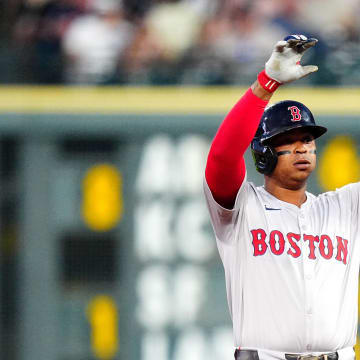 Jul 23, 2024; Denver, Colorado, USA; Boston Red Sox third base Rafael Devers (11) during the sixth inning against the Colorado Rockies at Coors Field.