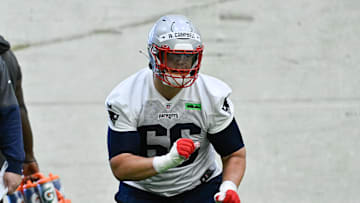 New England Patriots offensive tackle Will Campbell. Mandatory Credit: Eric Canha-Imagn Images