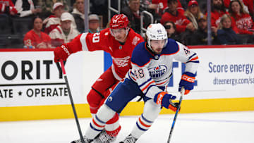 Edmonton Oilers v Detroit Red Wings