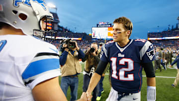 Detroit Lions Matthew Stafford v New England Patriots Tom Brady