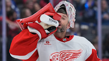 Detroit Red Wings netminder Cam Talbot stole a W against the Toronto Maple Leafs.