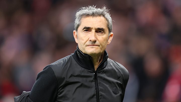 L'Athletic Bilbao d'Ernesto Valverde a pris la porte en demi-finales d'Europa League. L'Athletic Bilbao d'Ernesto Valverde a pris la porte en demi-finales d'Europa League.