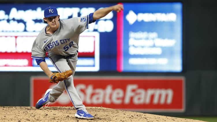 Kansas City Royals starting pitcher Daniel Lynch 