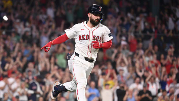 Connor Wong's three-run homer in the fifth gave the Red Sox a 6-0 lead on the Rangers on Tuesday night.