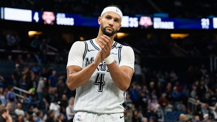 Orlando Magic guard Jalen Suggs is out indefinitely, which impacts the team's playoff chances. 