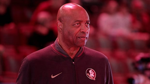 Florida State Seminoles head coach Leonard Hamilton before a game against the Notre Dame Fighting Irish.