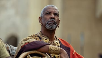 Denzel Washington plays Macrinus in Gladiator II from Paramount Pictures. © 2024 Paramount Pictures.