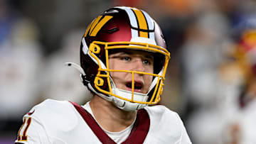 Washington Commanders wide receiver Luke McCaffrey