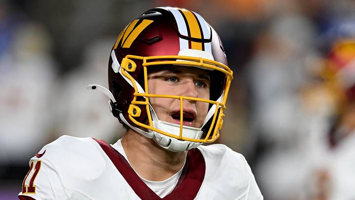 Washington Commanders wide receiver Luke McCaffrey