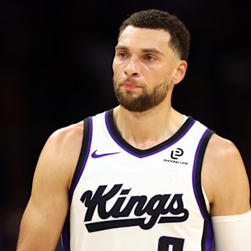 Zach LaVine was traded from the Bulls to the Kings last season.