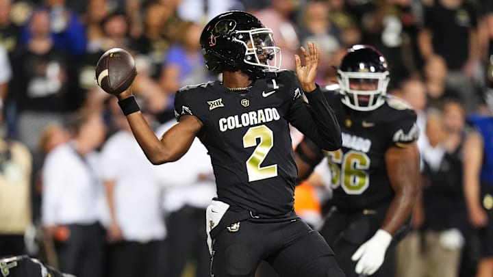 Colorado Buffaloes quarterback Shedeur Sanders doesn't much care for the play of his offensive line.