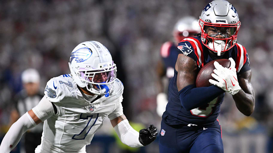 Patriots wide receiver Stefon Diggs