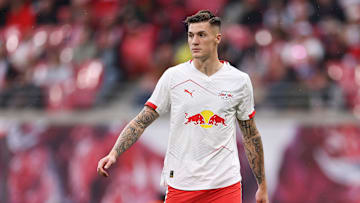 RB Leipzig's Benjamin Sesko also possesses a prolific scoring record for Slovenia with 16 goals from 41 matches