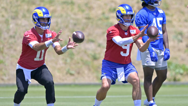 Los Angeles Rams Minicamp, Jimmy Garoppolo, Matthew Stafford