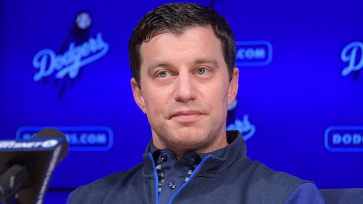 Los Angeles Dodger president of baseball operations Andrew Friedman.