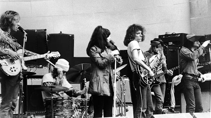 Jefferson Airplane Perform On Stage