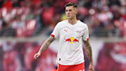 Benjamin Sesko im Trikot von RB Leipzig