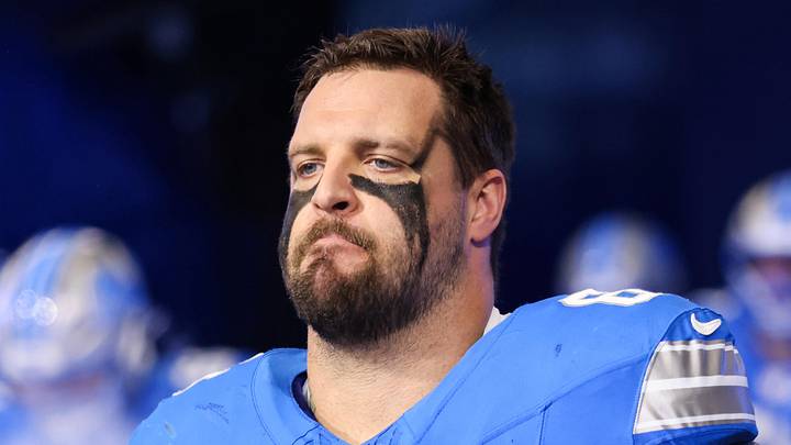 Detroit Lions offensive tackle Taylor Decker.