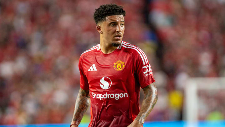 Sancho starred in United's clash with Liverpool