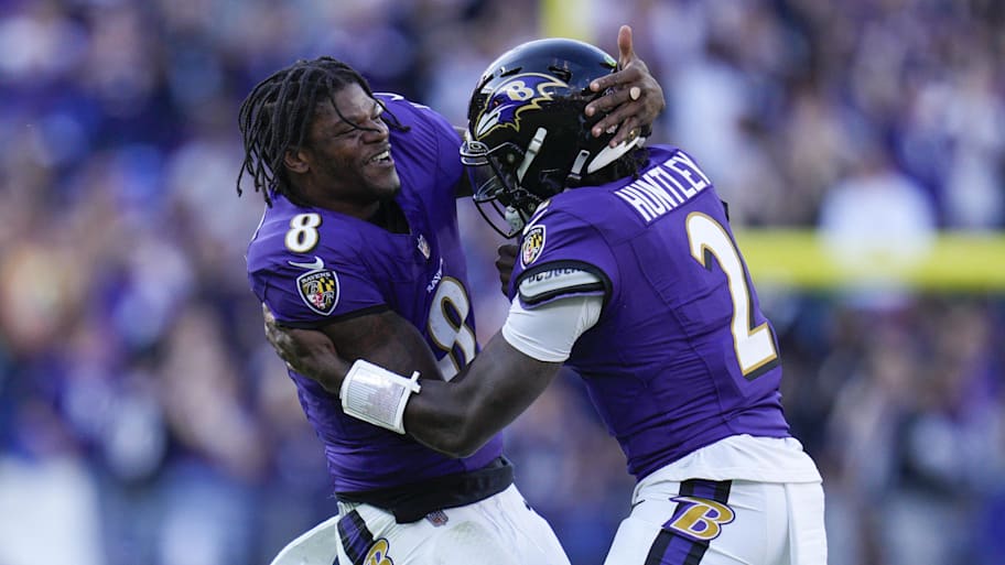 Lamar Jackson and Tyler Huntley.