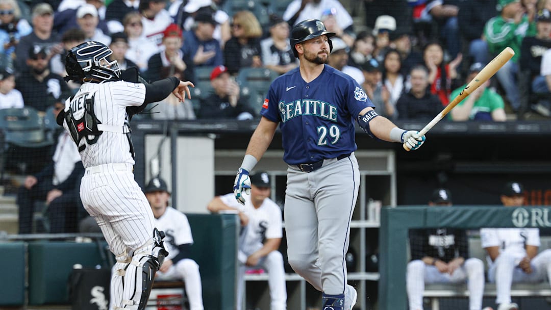 Seattle Mariners' Cal Raleigh is in a prolonged skid and the numbers aren't pretty. Seattle Mariners' Cal Raleigh is in a prolonged skid and the numbers aren't pretty.