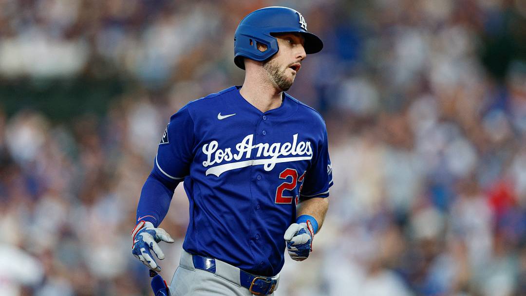 Aug 4, 2026; Chicago, Illinois, USA; Los Angeles Dodgers right fielder Kyle Tucker (23) rounds the bases after hitting a solo home run against the Chicago Cubs during the second inning at Wrigley Field. Mandatory Credit: Kamil Krzaczynski-Imagn Images Aug 4, 2026; Chicago, Illinois, USA; Los Angeles Dodgers right fielder Kyle Tucker (23) rounds the bases after hitting a solo home run against the Chicago Cubs during the second inning at Wrigley Field. Mandatory Credit: Kamil Krzaczynski-Imagn Images