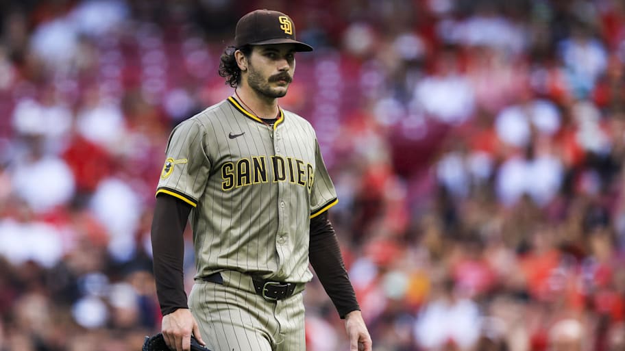 Dylan Cease is 3-10 with a 4.59 ERA and a 1.30 WHIP in 21 starts during the 2025 season for the San Diego Padres. | Katie Stratman-Imagn Images