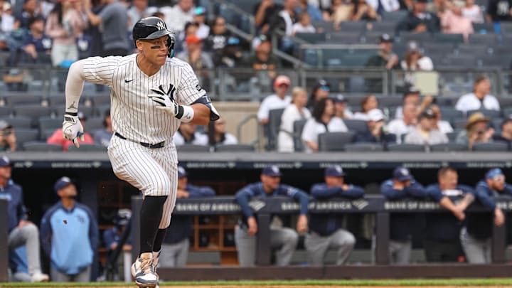The Yankees are home favorites against the Padres on Monday night.
