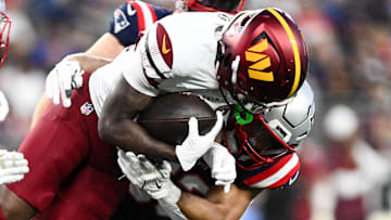 Washington Commanders running back Jacory Croskey-Merritt