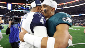 Dak Prescott, Dallas Cowboys (L), Jalen Hurts, Philadelphia Eagles