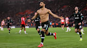 Mohamed Salah scored twice for Liverpool in Sunday's 3-2 win