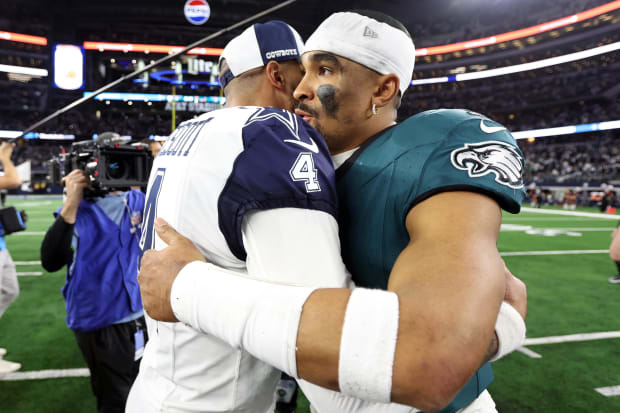 dak prescott, jalen hurts, dallas cowboys