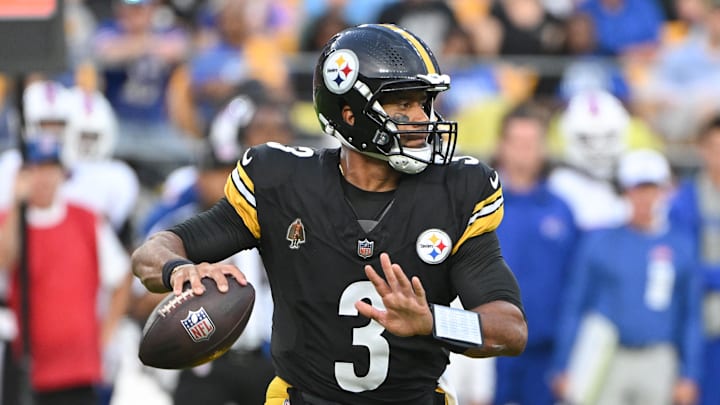 Pittsburgh Steelers quarterback Russell Wilson made the Thursday injury report ahead of game with Atlanta Falcons.