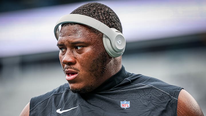 Carolina Panthers defensive lineman Derrick Brown