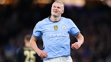 Erling Haaland at Manchester City v AC Sparta Praha - UEFA Champions League 2024/25 League Phase MD3