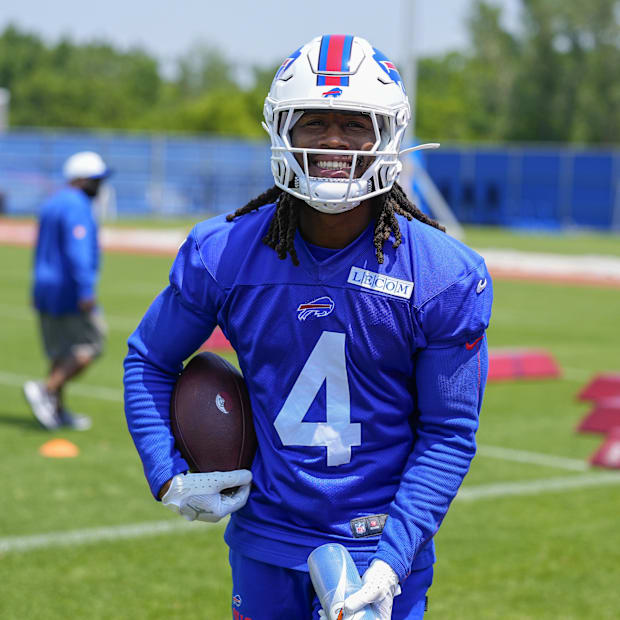 James Cook (4) during Minicamp