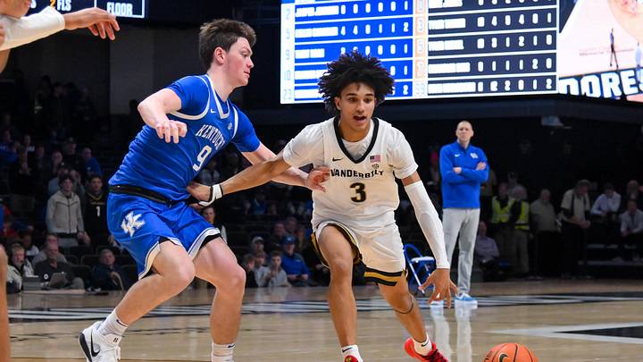 Vanderbilt Commodores guard Tyler Tanner (3) 