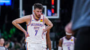 Oklahoma City Thunder forward Chet Holmgren. 