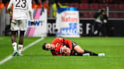 Martin Terrier a été touché au genou